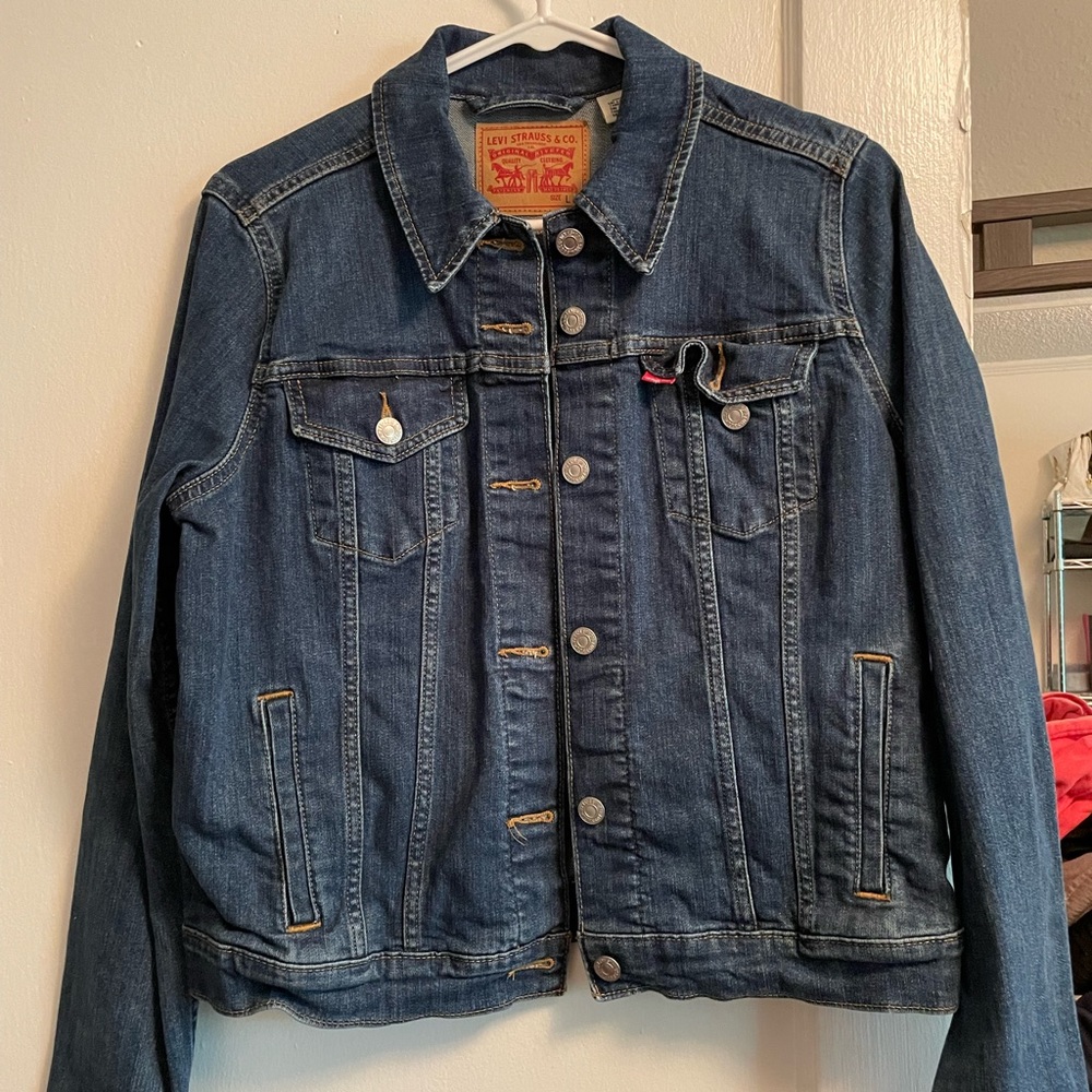 Denim jacket.